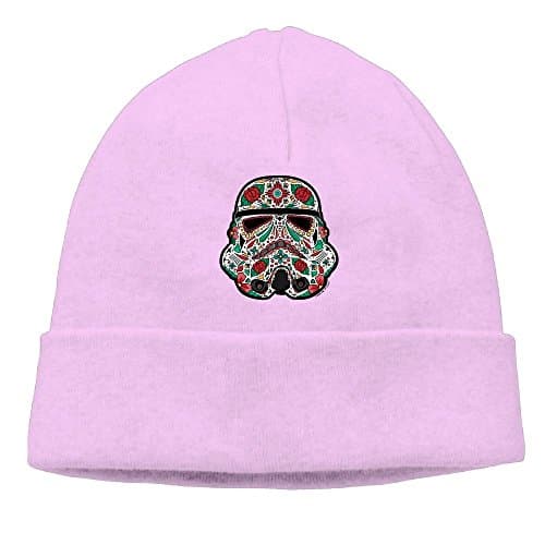Solo Storm Trooper White Daily Solid Knit Cap Beanie That Fit Your Head Perfect Stretchy &amp; Soft Black