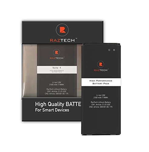 Raz Tech Battery for Samsung Galaxy Note 4 - Genuine 3000mAh - Model: EB-BN916BBC