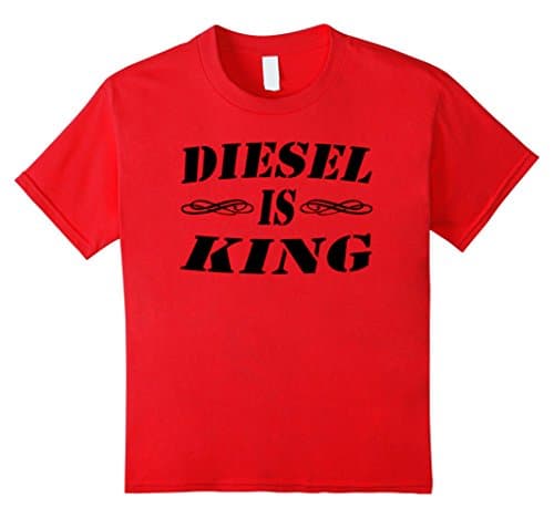 Kids Diesel is King TShirt 8 Red