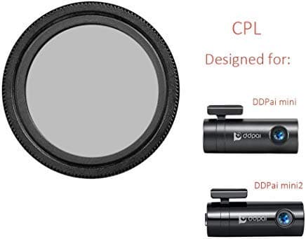 Circular Polarizer Lens CPL For DDPai mini2 (Exclude DDPai mini2p) and DDPai mini, Reduce Reflections And Glare
