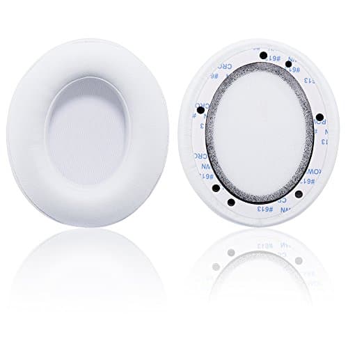 Bingle Replacement Ear Pads for Beats Studio / Studio2.0 - Protein Leather Memory Foam Ear Cushion Pads Earpads Ear Cups for Beats Studio 2.0 Wired/Studio 2.0 Wireless B0500 / B0501 (1Pair White)