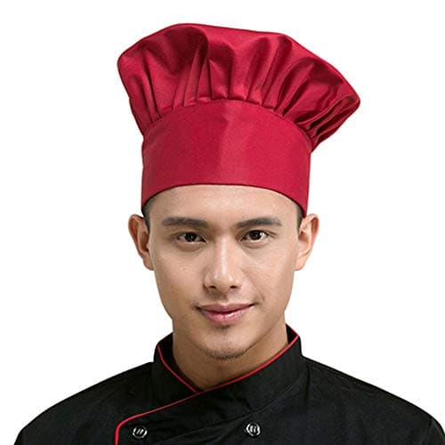 Chef Hat Jaminy Adult Adjustable Elastic Baker Kitchen Cooking Chef Cap