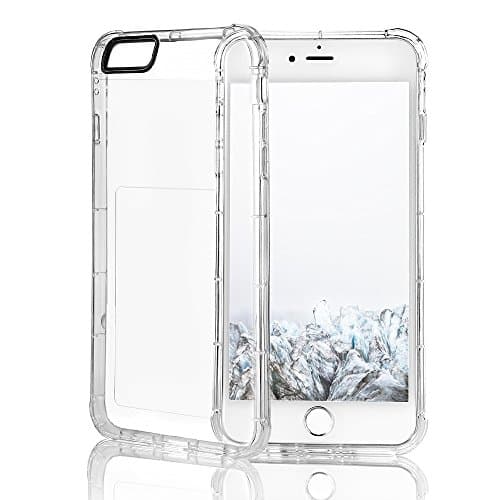 AICHOC iPhone Case Shock-Absorption Flexible Soft Rubber TPU Bumper Hybrid Protective Case for Apple iPhone 6,6s,6p,7,7p