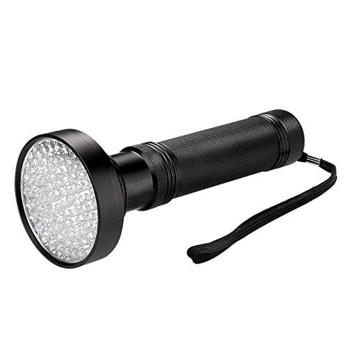 Handheld Pet Urine Light Detector Portable Black Light UV Flashlight Cat Dog Stain Ultra Violet Light 100 LED Super Bright UV Light for Pet Urine Detection Scorpion Hunting Freon Leak Diagnostics