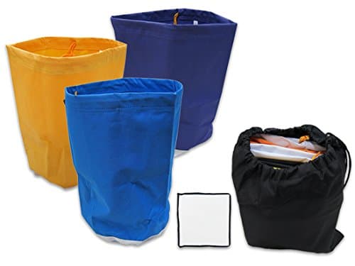 Yield Lab Bubble Extraction Bag Filtration Kit (5 Gallon 3 Bag Set) – Nylon Ice Hash Extraction Equipment