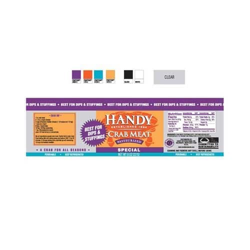 Handy Pelagicus Pasteurized Crab Meat, 8 Ounce Cup -- 12 per case.