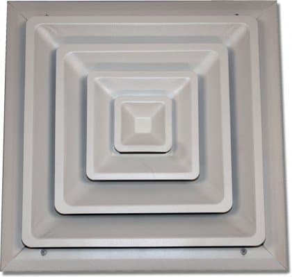 Shoemaker 100-24X24 Step Down Ceiling Diffuser 24" X 24''