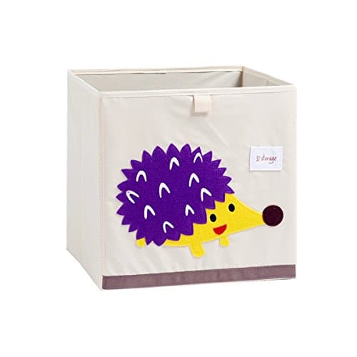 NKitchen Foldable Animal Canvas Storage Box Toy Bin (Hedgehog)