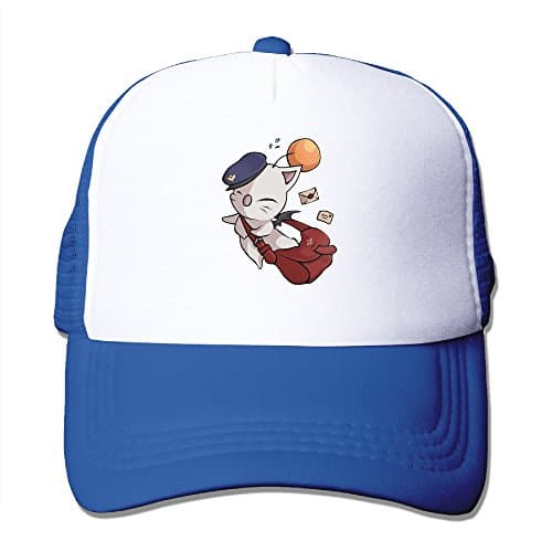 Delivery Moogle Final Fantasy Toddler Custom Baseball Cap One Size Fits Most Dancing Mesh Cap Adjustable