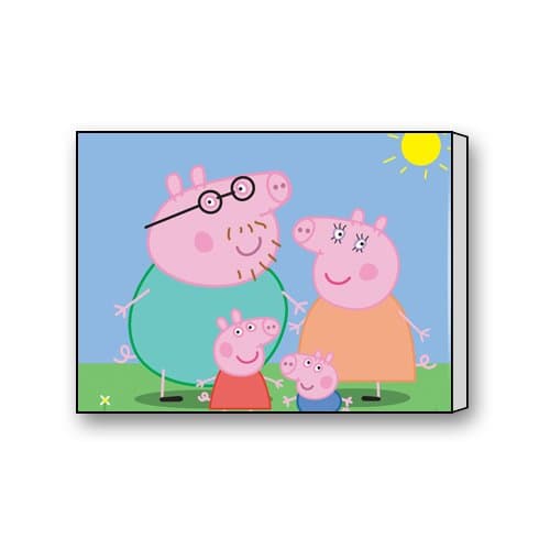 Peppa Pig Custom Wall D¨¦cor Art Canvas Prints 16 x 12 Inch