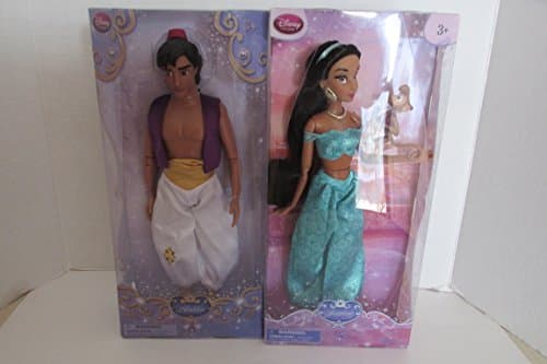 Disney Jasmine and Aladdin dolls