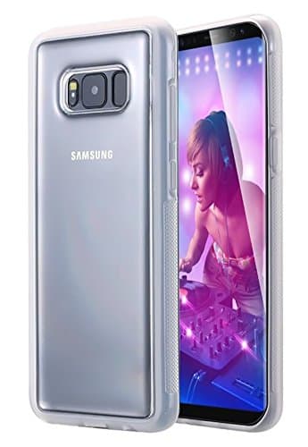 Case for Samsung Galaxy S8 Plus Anti Gravity Selfie Hard Cases Cover Stick to Wall, Glass, Whiteboards &amp; Smooth Surfaces, Crystal Clear (Trasparent)