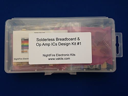 Solderless Breadboard &amp; Op Amp ICs Design Kit #1 by NightFire Electronics