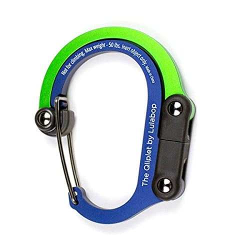 Lulabop Qliplet Modified Carabiner with Rotating Folding Hook (Go Seattle)