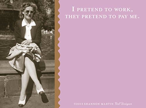 Shannon Martin Design Sticky Notes, Pretend to Work