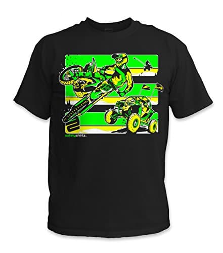 Full Throttle Tee Black w/Green