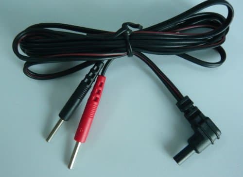 Dc 4.0mm Plug 2.0mm Tens Electrode Lead Wires 46" Replacement for Tens/ems Devices (10)