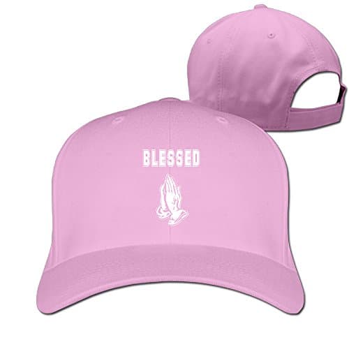 Blessed Praying Hands I'm Way Up Flat Baseball Hat Adjustable