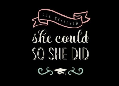 She Believed She Could So She Did: Class of 2018 Guest Book: Ribbon, 150 Pages, 8.25" x 6" (Guest Book for Class of 2018, Graduation, Congratulatory, ... Teenagers, Girls, Moms, Students & Teachers)