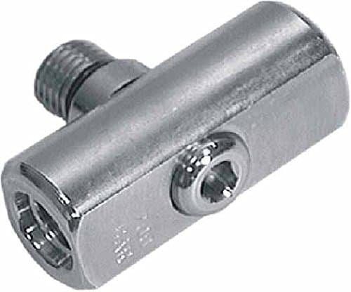 High Tech Diving 'T Piece for High Pressure Portable Heavy UNF 7/16 Outer 2 x UNF 7/1