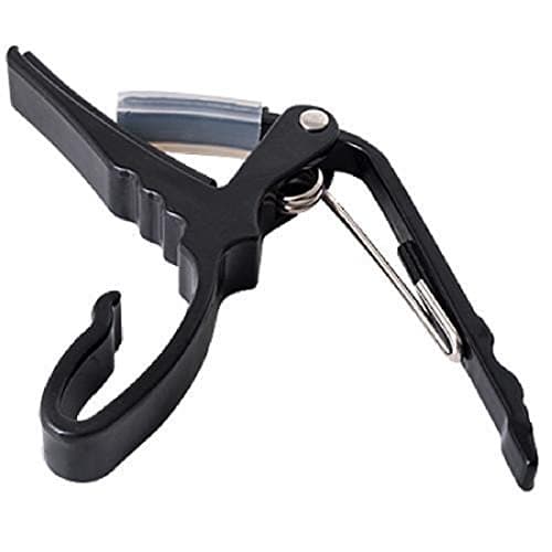 Black Quick Change Durable Folk Acoustic Electric Guitar Trigger Capo Key Clamp Pro Universal