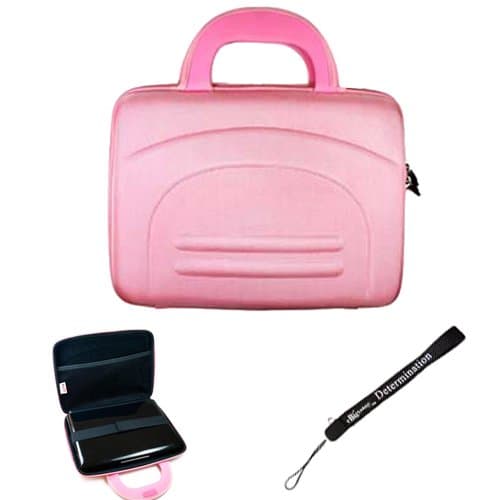 PINK Protective Hard Shell Nylon Cube Carrying Case For HTC Jetstream, Huawei, SuperBad, Archos, Creative Tablets