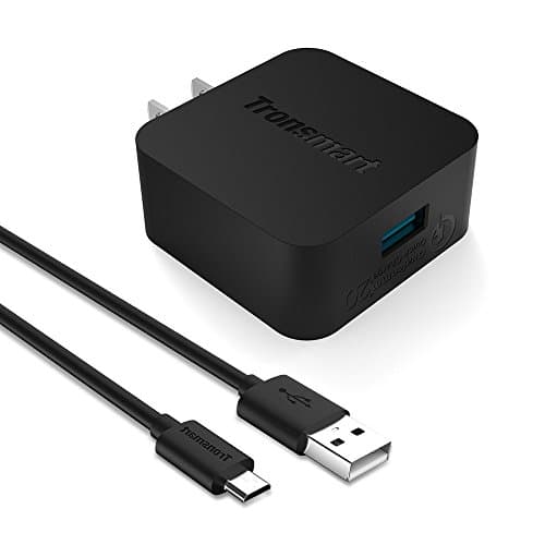 Samsung Level U Pro QUICK CHARGE 2.0 / VoltiQ/ 18W USB Wall Charging Kit with 6ft Micro USB Cable! [Qualcomm Certified / 110-240v / Dual Voltage]