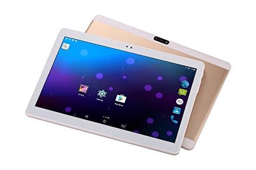 10 inch Tablet PC 1280X800 IPS Octa Core RAM 4GB ROM 64GB 8.0MP 3G Dual sim card Phone Call Android 5.1 GPS(Gold)