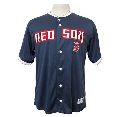 MLB Boston Red Sox Mens Athletic Mesh Jersey (Medium)