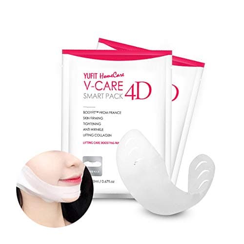 YUFIT Home Care V-Care Smart Pack 4D Earring Type Mask Pack Set(16ea for 1 Month)