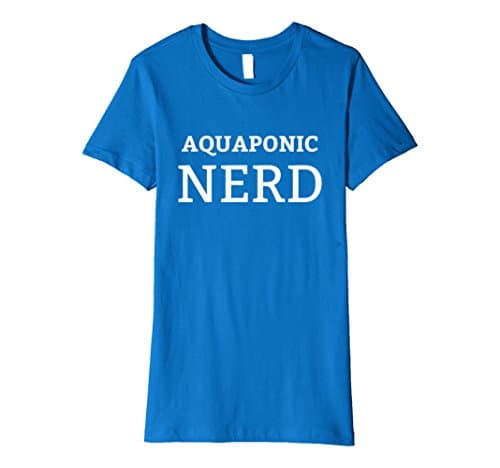 Womens Aquaponic Nerd Medium Royal Blue