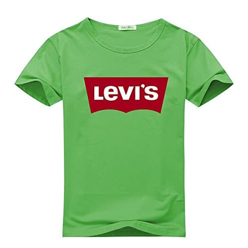 Levis Batwing For Men's Printed Short Sleeve Tee Tshirt Large Green