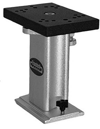 TraxstechFishing Systems Swivel Base with Riser for downriggers Mounted to Tracks for trolling Fishing
