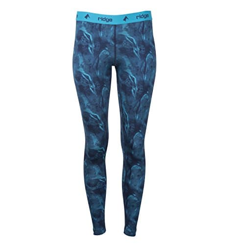 Ridge Merino Wool Women's Inversion Midweight Bottom (Small, Atmospheric River)