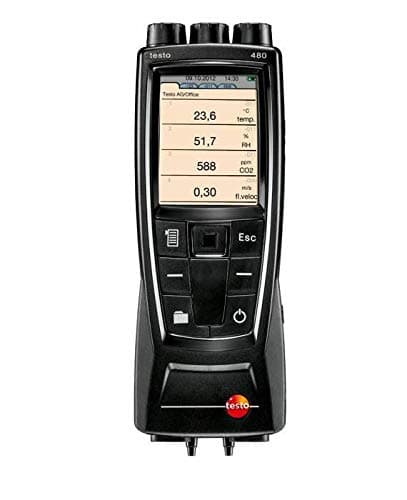 Testo 480 Digital Temperature, Humidity and Air Flow Meter