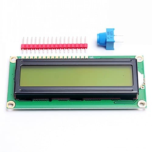 ELEDIY Standard LCD 16x2 LCD Display Module + extras for Arduino （green backlight）