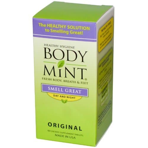 EasyComforts White Body Mint Body Odor Pill - 60 Tablets by Body Mint
