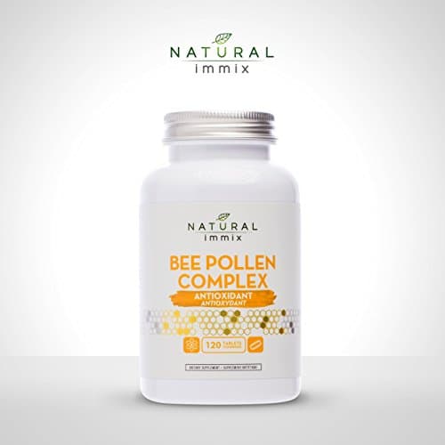 Natural immix - Bee Pollen Complex, Boosts Energy Levels, Immune System Support, 120 Tablets
