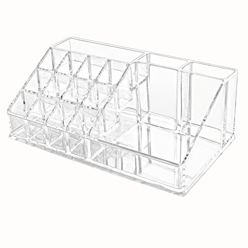 Acrylic Lipstick Lip Gloss Holder Face Foundations Concealer Storage Makeup Eye Shadow Blush Vanity Case