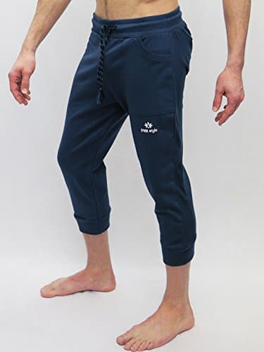 Qflex Warrior Yoga Pants for Men (Denim Blue) - Medium
