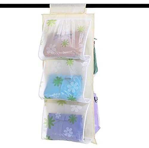 LUA 5 Pockets Convenient Hanging Handbag Closet Organizer,Handbag Organizer for Purse Storage,Space Saveing (yezi)