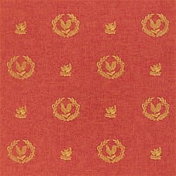 T958 - Thibaut Wallpaper - Pattern Name = Country Chicken Red
