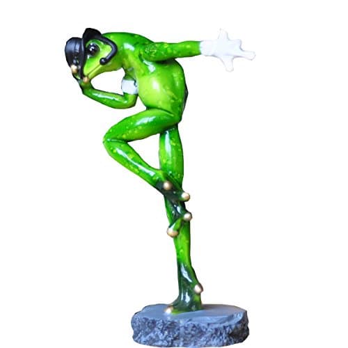 Kenr Ain Michael Jackson Frog Figurines Moral Integrity Frog Designed Birthday Gifts for Kids Green