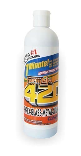 2 Item BUNDLE - Formula 420 Pipe Cleaner - Glass - Pyrex - Metal - Ceramic AND Formula 420/710 Moist Towelette