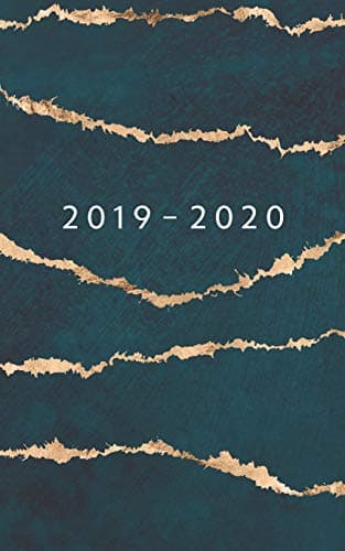 2019 - 2020: Weekly Planner Starting July 2019 - Dec 2020 | 5 x 8 Pocket Agenda | Appointment Calendar | 18 Month Organizer Book | Soft-Cover Elegant Green Paperback – May 31, 2019