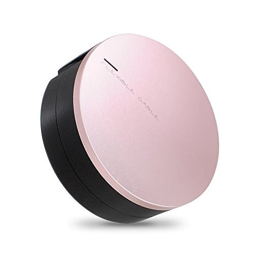 Retractable USB Cable, UKINDA Lightning Cable , Charge &amp; USB Sync Cord charger, 3ft Rapid Data Transmission Fast Charging Adaptor Cable for iPhone 7,7 Plus,6,6S,6S Plus,iPad,iPod(Rose Gold)