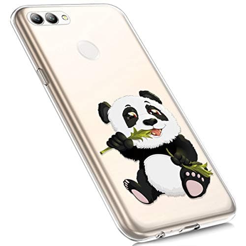 MoreChioce Huawei Nova 2 Silicone Case, Fashion Creative Painted Pattern Slim Transparent Silicone Back Cover Rubber Bumper Protector Compatible with Huawei Nova 2 + 1x Blue Stylus Pen - #08