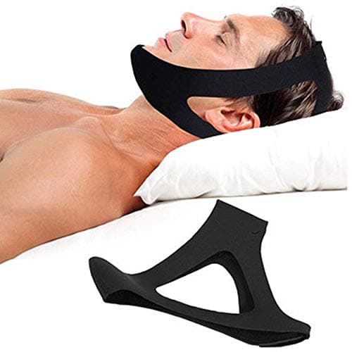 2Pcs Anti Snoring Chin Strap, Stop Snoring Device, Adjustable Sleep Snoring Relief Solution, Breathe Right Snore Reducing Aids for Men and Women