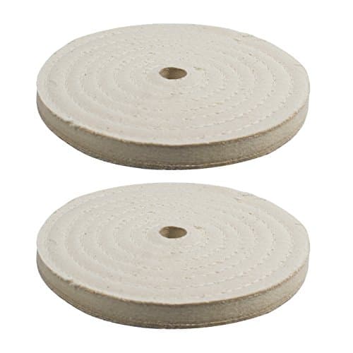 2pc - 5" x 1/2" Buffing Polishing Wheel 1/2" Arbor Buffer Polish