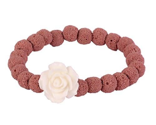 DesiPanache Brown Volcanic ash Bracelet